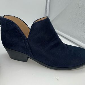 MVE‎ Blue Faux Suede Ankle Boots